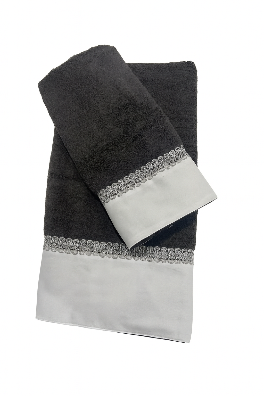 Black Towels Decor